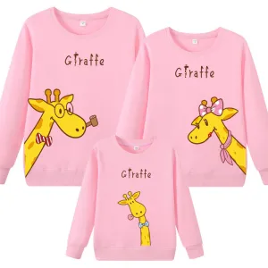 Family Matching Giraffe Sweater