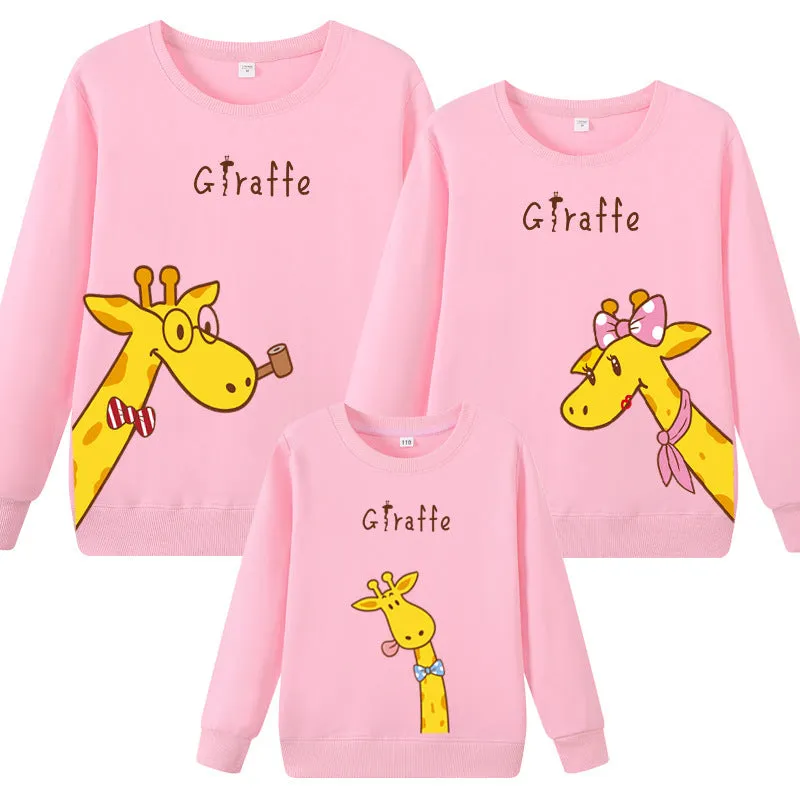 Family Matching Giraffe Sweater