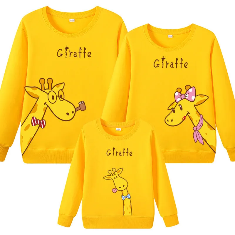 Family Matching Giraffe Sweater