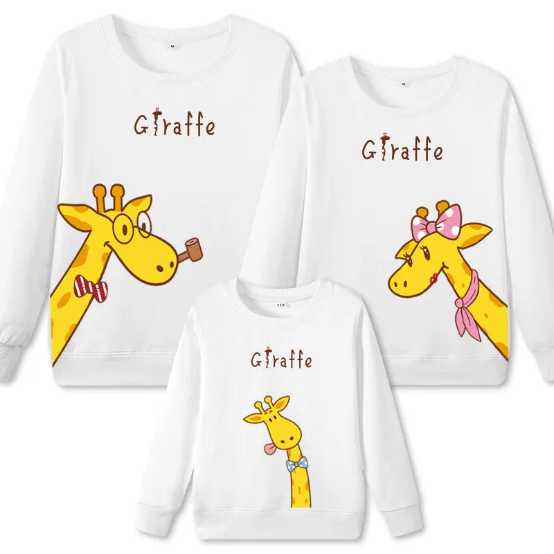 Family Matching Giraffe Sweater
