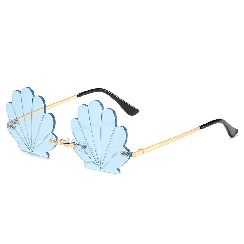 Fashion Statement Party Shell Shape Sunglasses