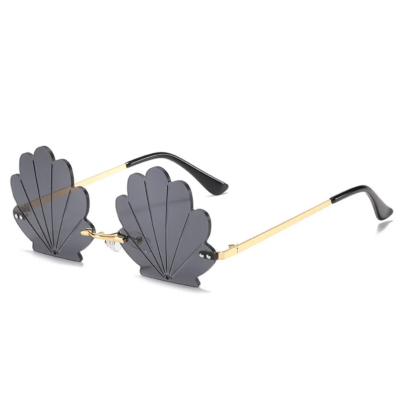 Fashion Statement Party Shell Shape Sunglasses