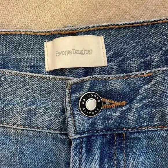 Favorite Daughter Juni High Rose Cutoff Shorts
