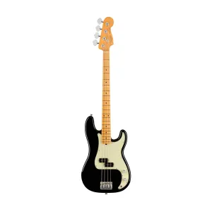 Fender American Professional II Precision Bass Electric Guitar, Maple FB, Black (B-Stock)