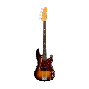 Fender American Professional II Precision Bass Electric Guitar, RW FB, 3-Tone Sunburst