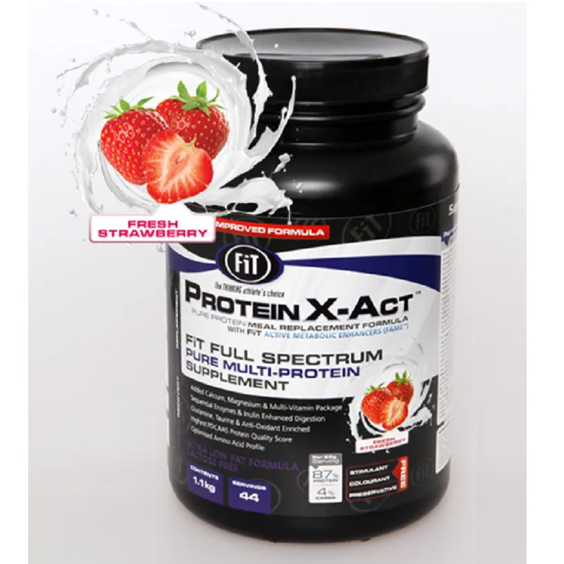 FiT Protein X-Act Pure Protein Shakes(85%) Multi-Protein Formula 2.2kg