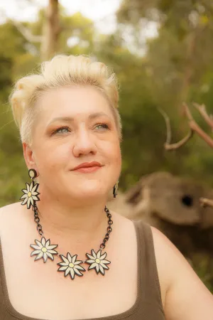 Flannel Flower Statement Necklace x Doodad   Fandango