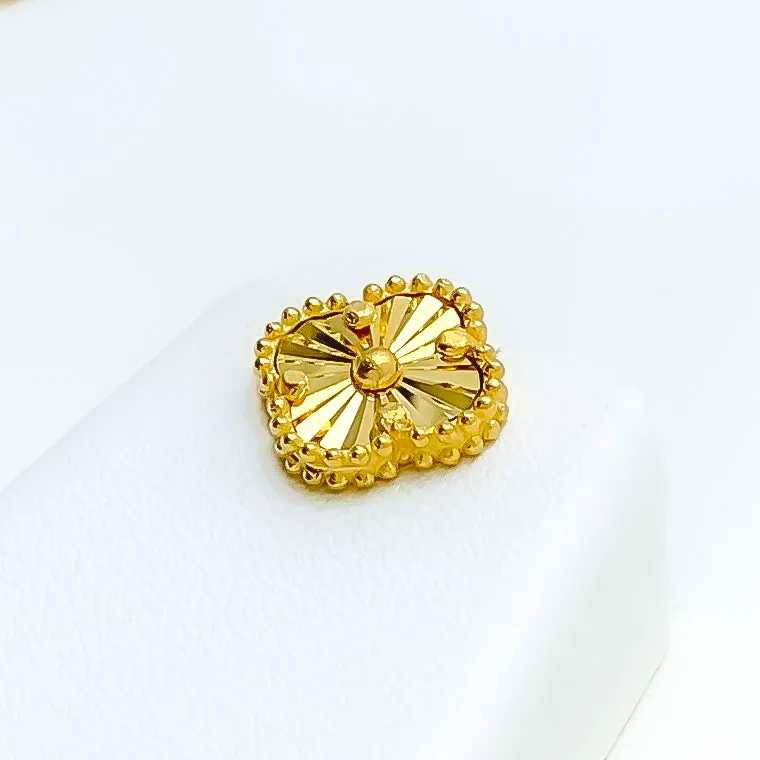 Flawless Bespoke Golden 21k Gold Necklace Set