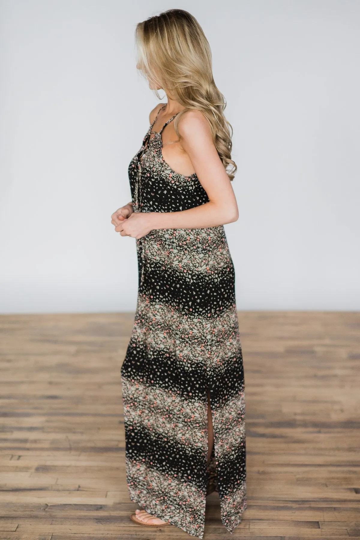 Floral Galaxy Maxi Dress