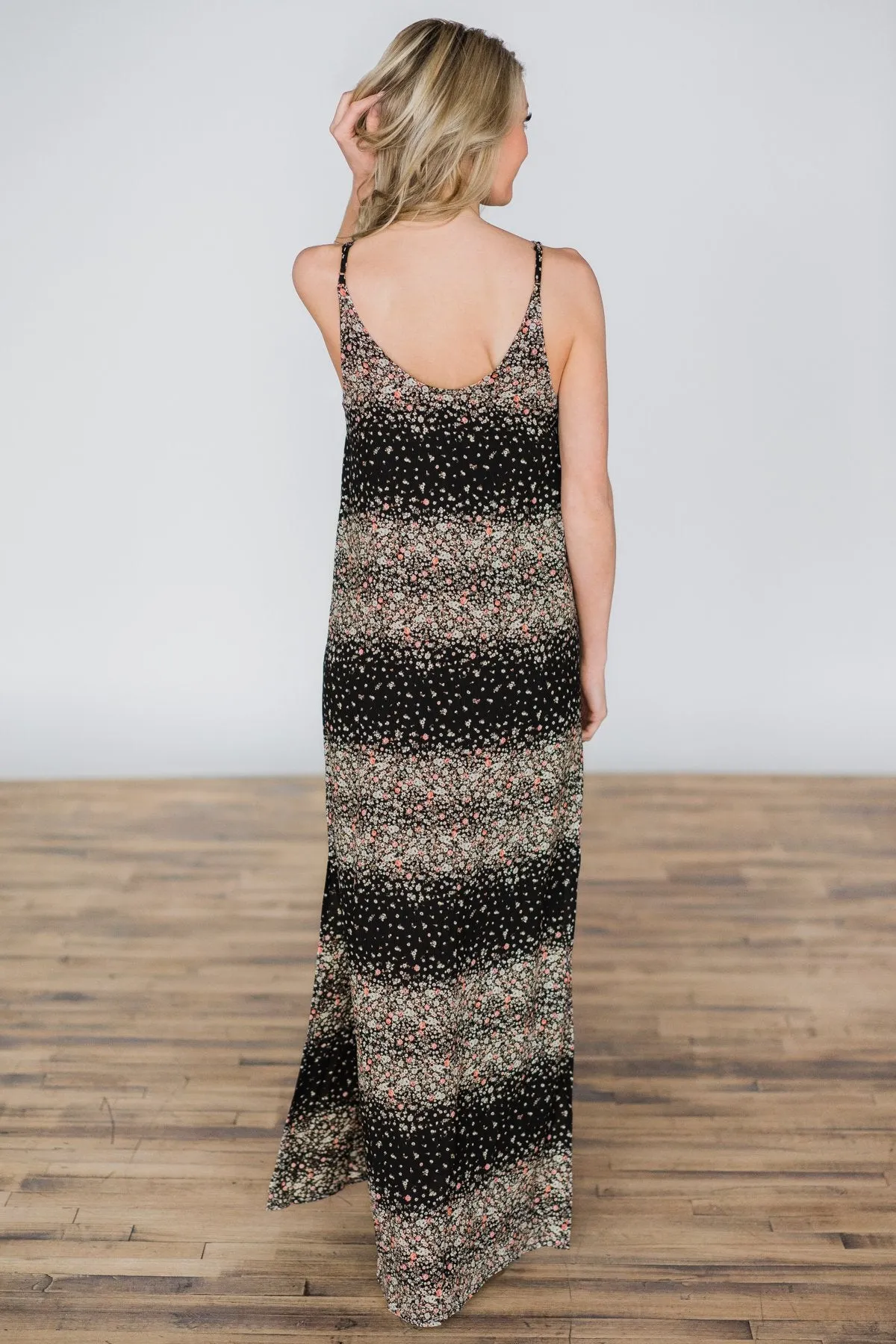 Floral Galaxy Maxi Dress