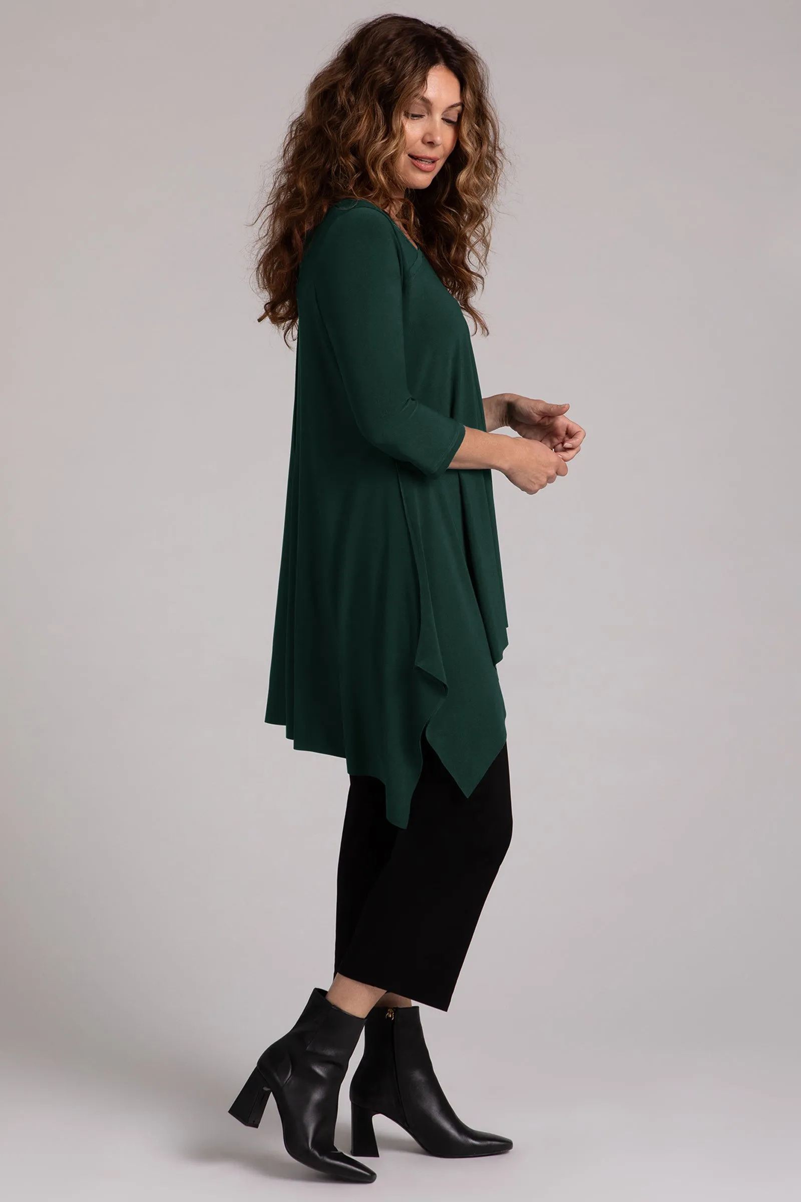 Flounce Boomerang Tunic