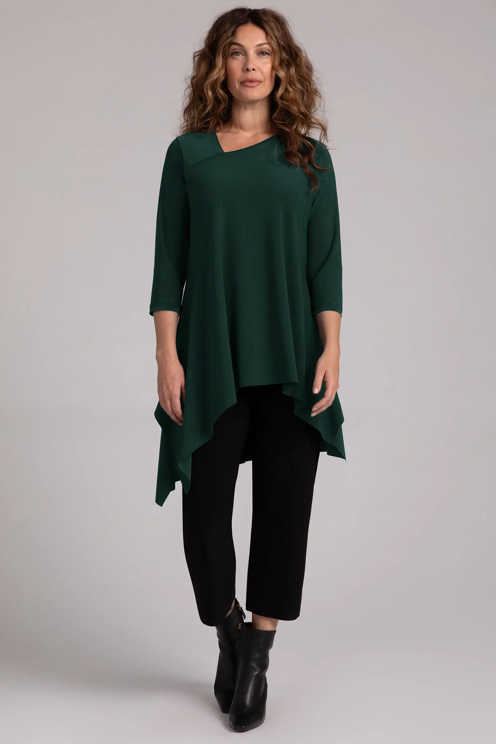 Flounce Boomerang Tunic