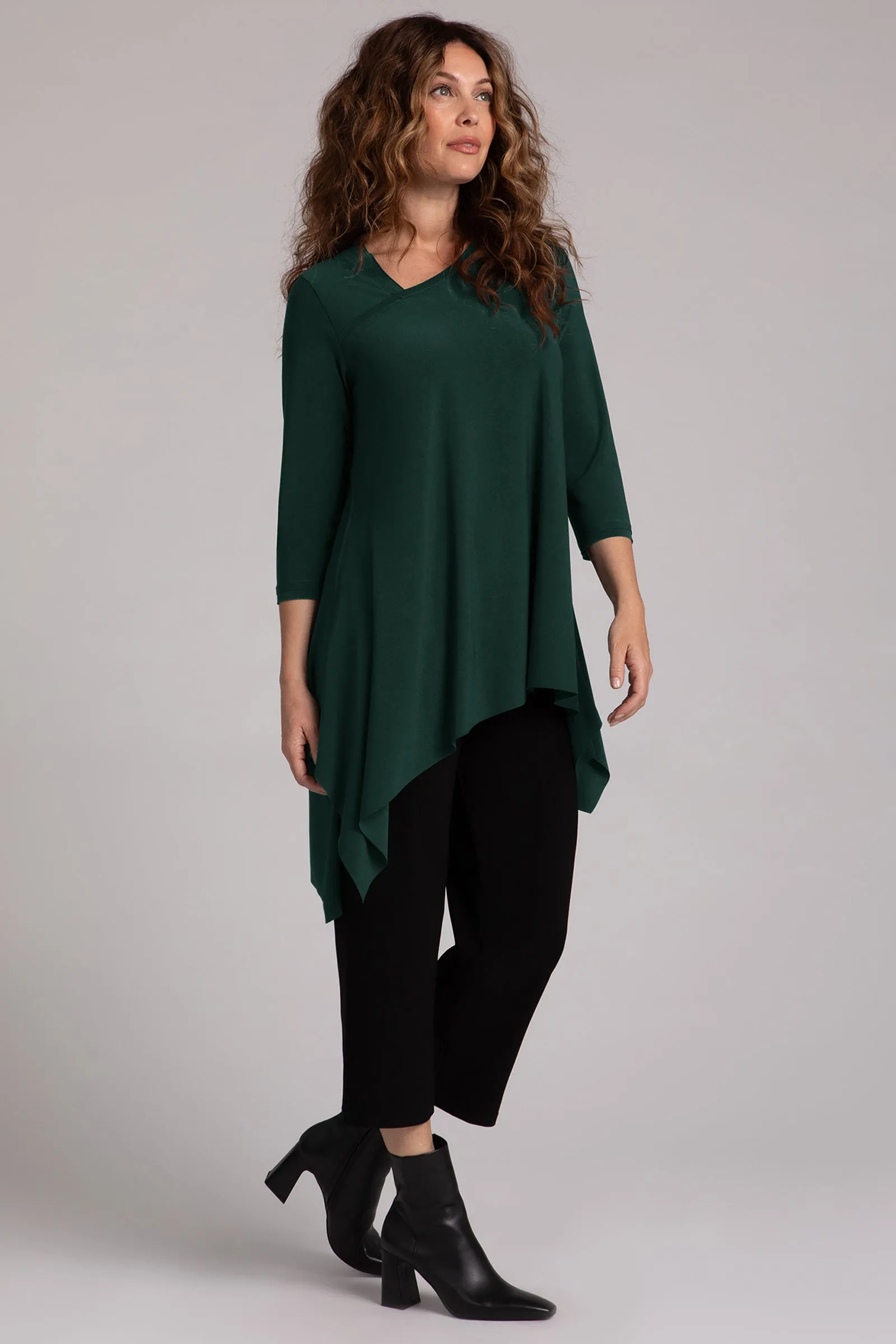 Flounce Boomerang Tunic
