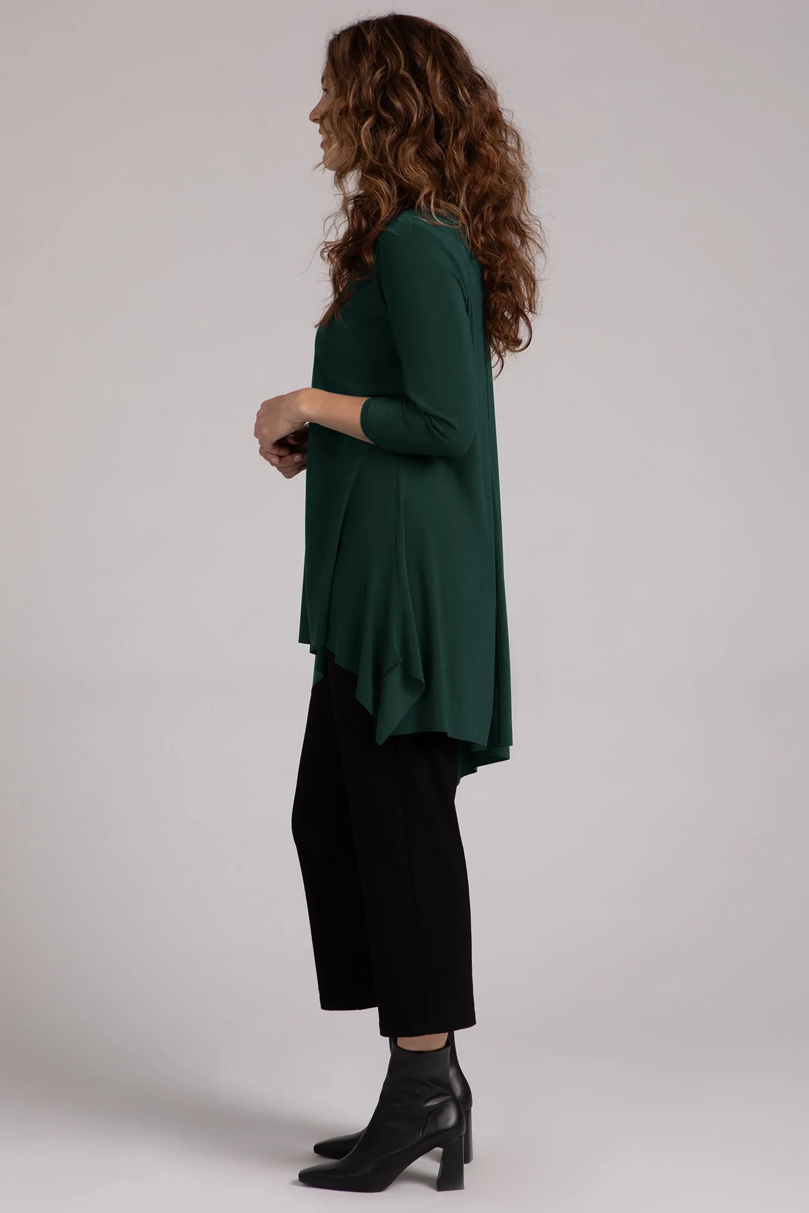 Flounce Boomerang Tunic