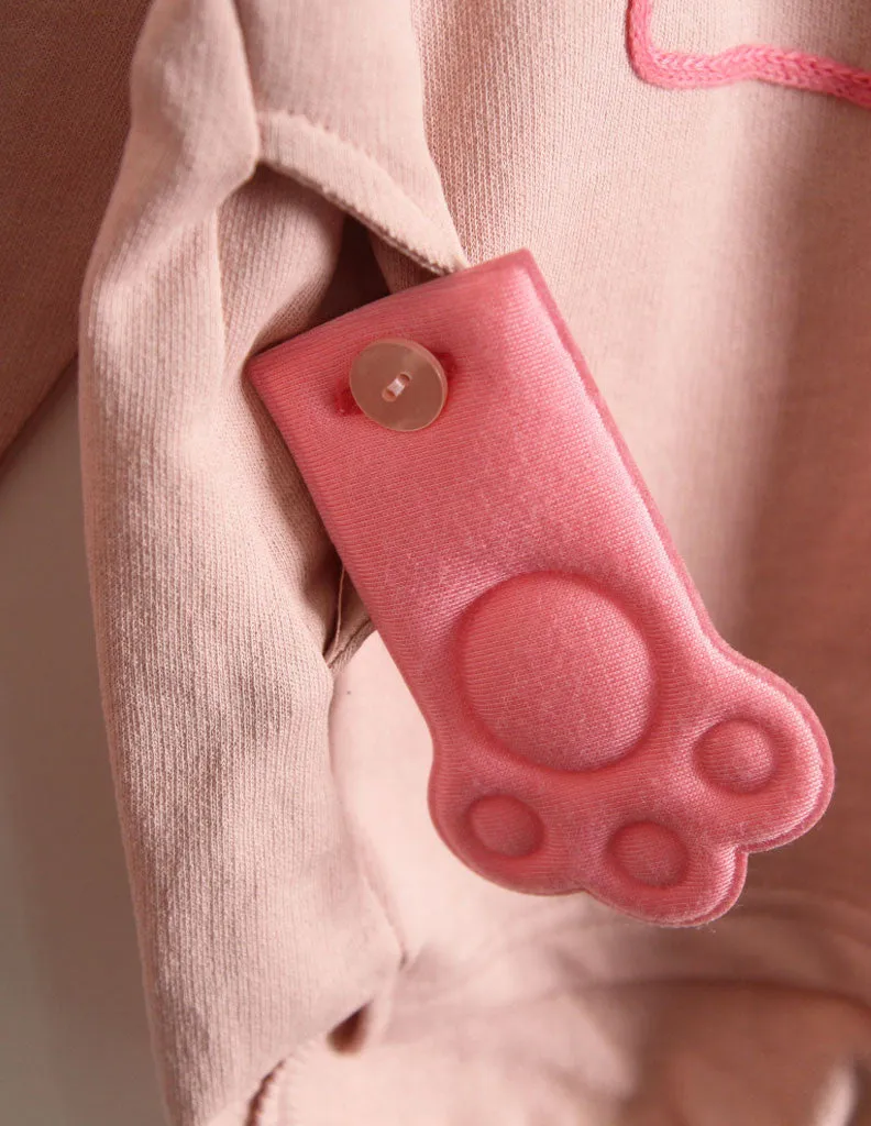 Fox Paw Jumper Pink
