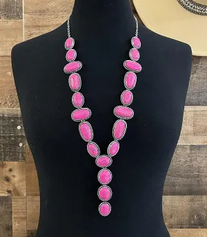 Fushion Stone Fashion Y Necklace