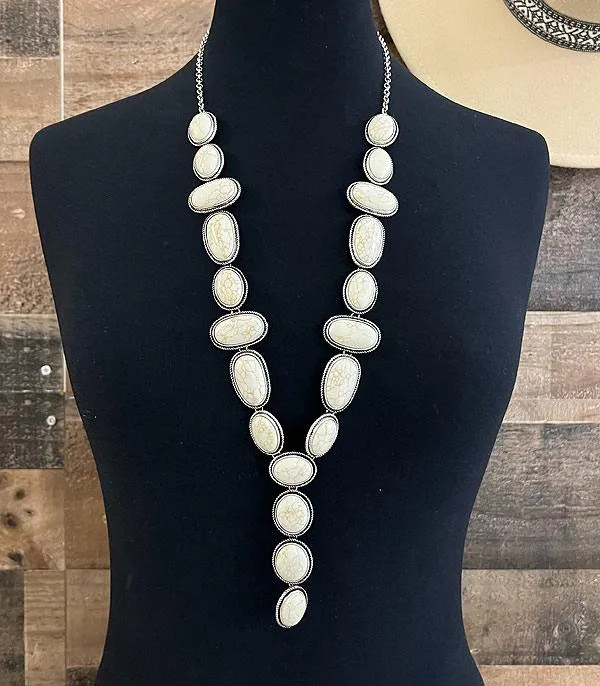 Fushion Stone Fashion Y Necklace