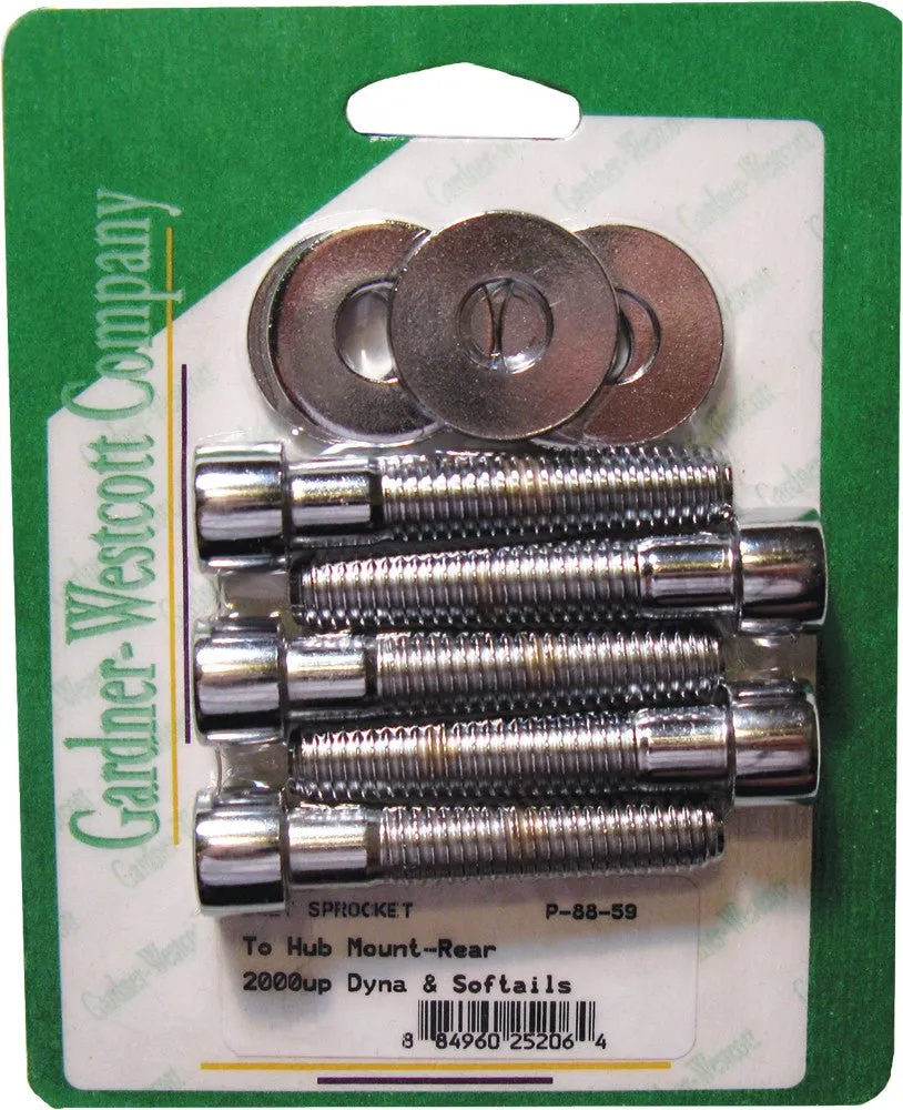 Gardner-Westcott P-88-59 Belt Sprocket Chrome Steel Socket-Head Bolt Kit