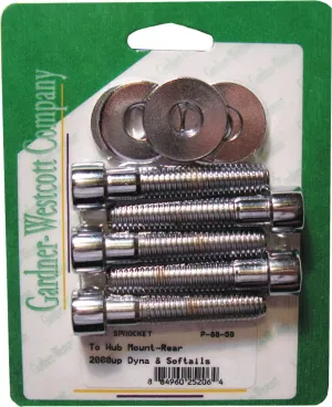 Gardner-Westcott P-88-59 Belt Sprocket Chrome Steel Socket-Head Bolt Kit