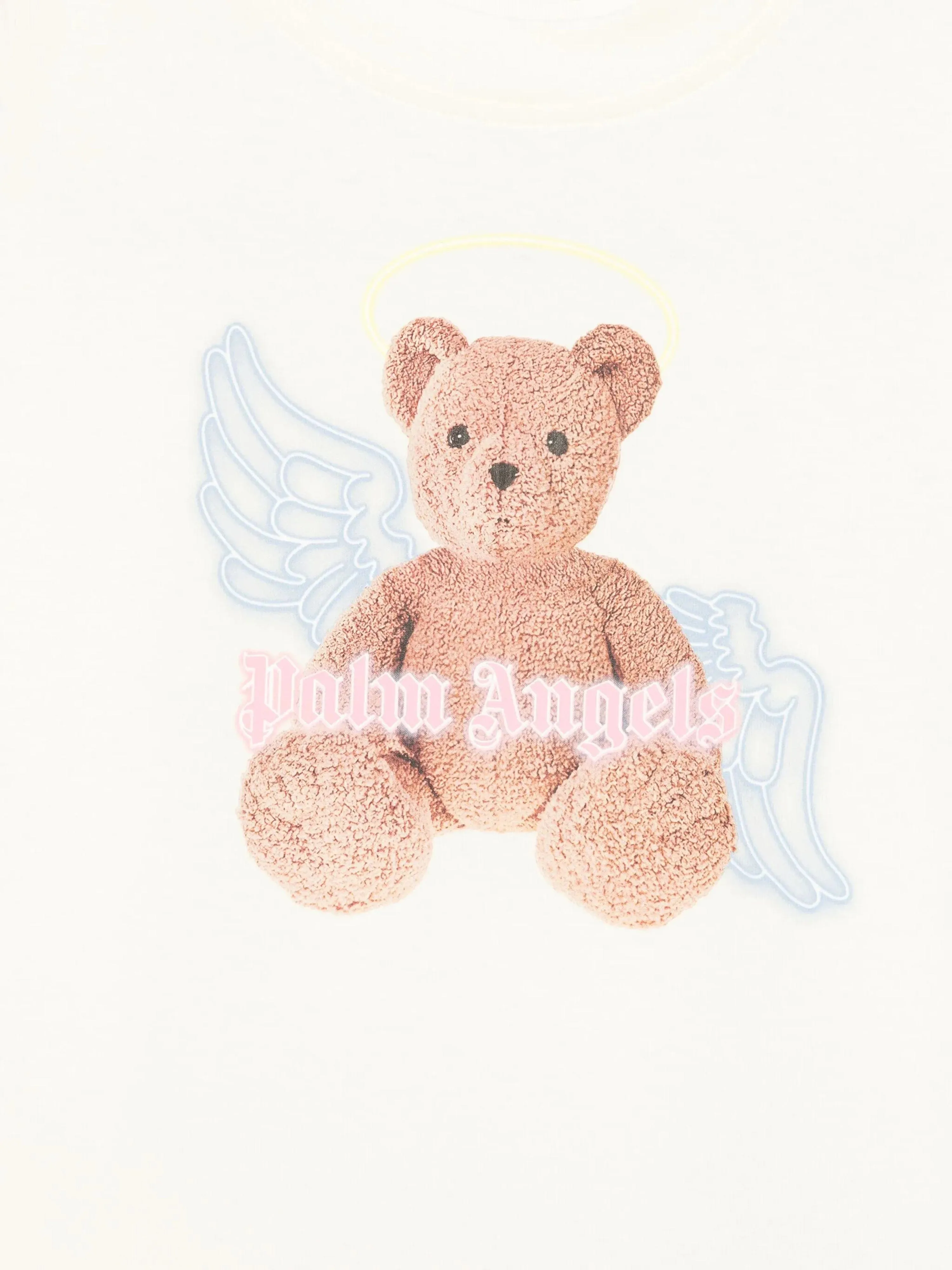 Girls Bear Angel T-Shirt in Ivory