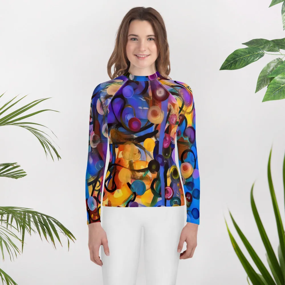 Girls Rash Guard Breeze Bright