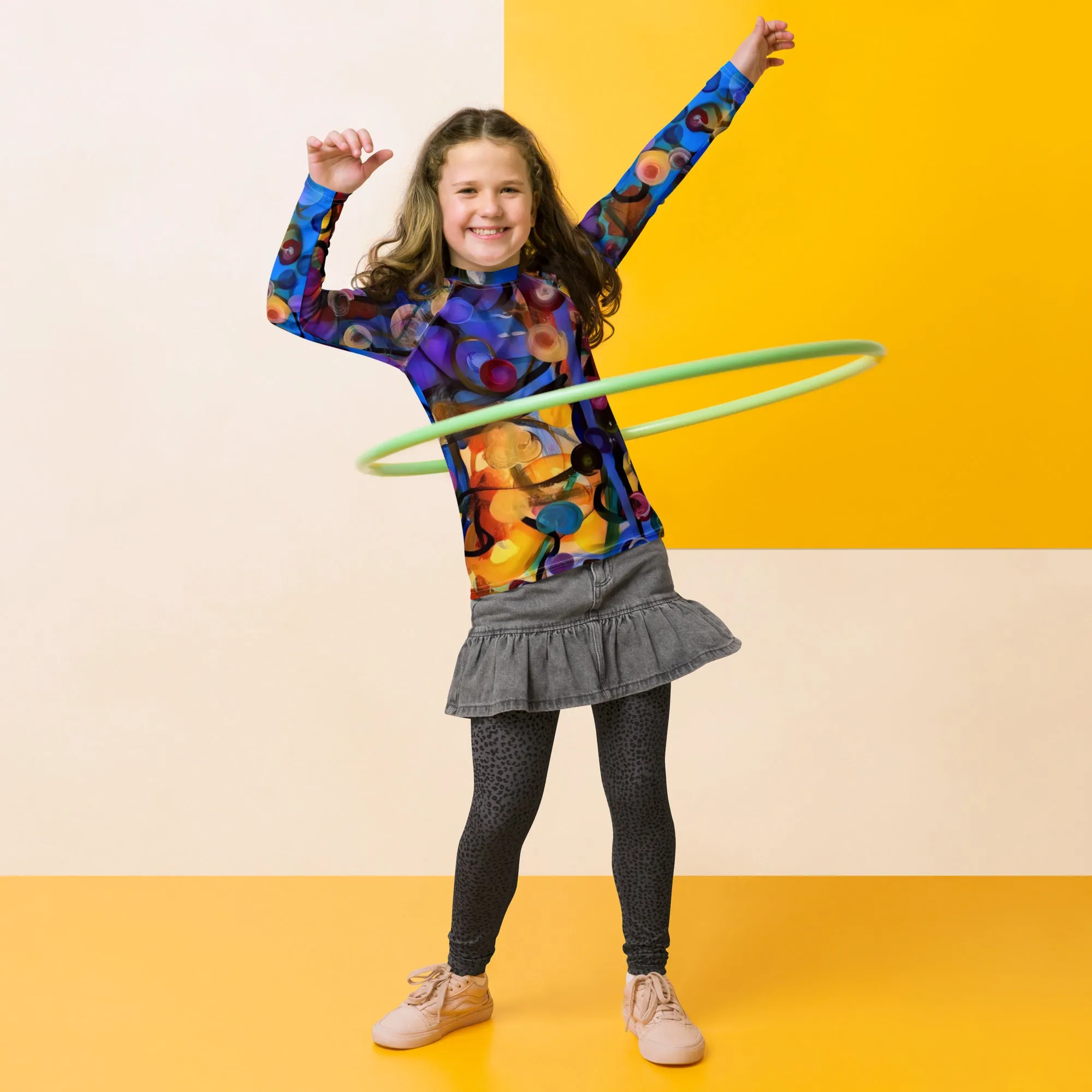Girls Rash Guard Breeze Bright