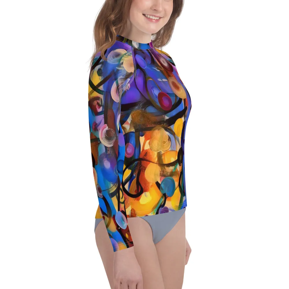 Girls Rash Guard Breeze Bright