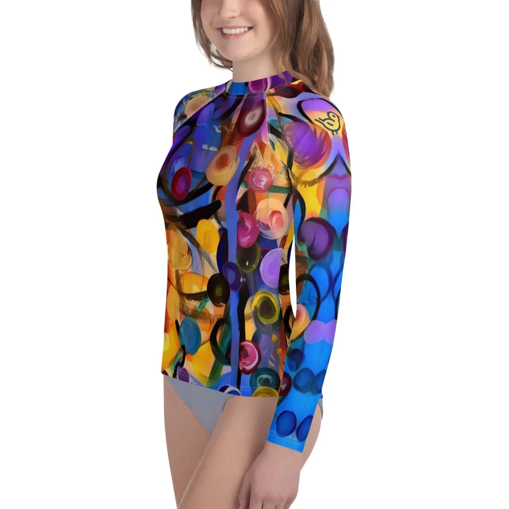 Girls Rash Guard Breeze Bright