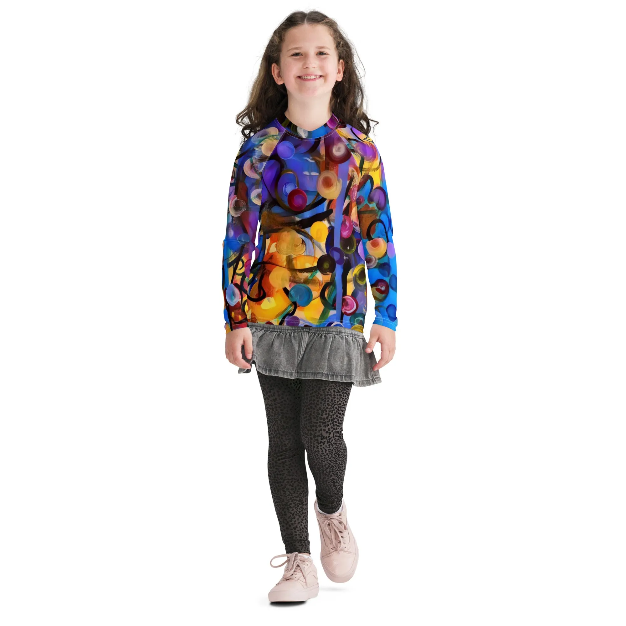 Girls Rash Guard Breeze Bright