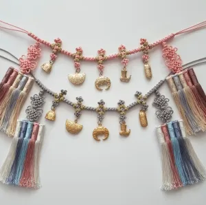 Gold Ornaments Tassel Belt