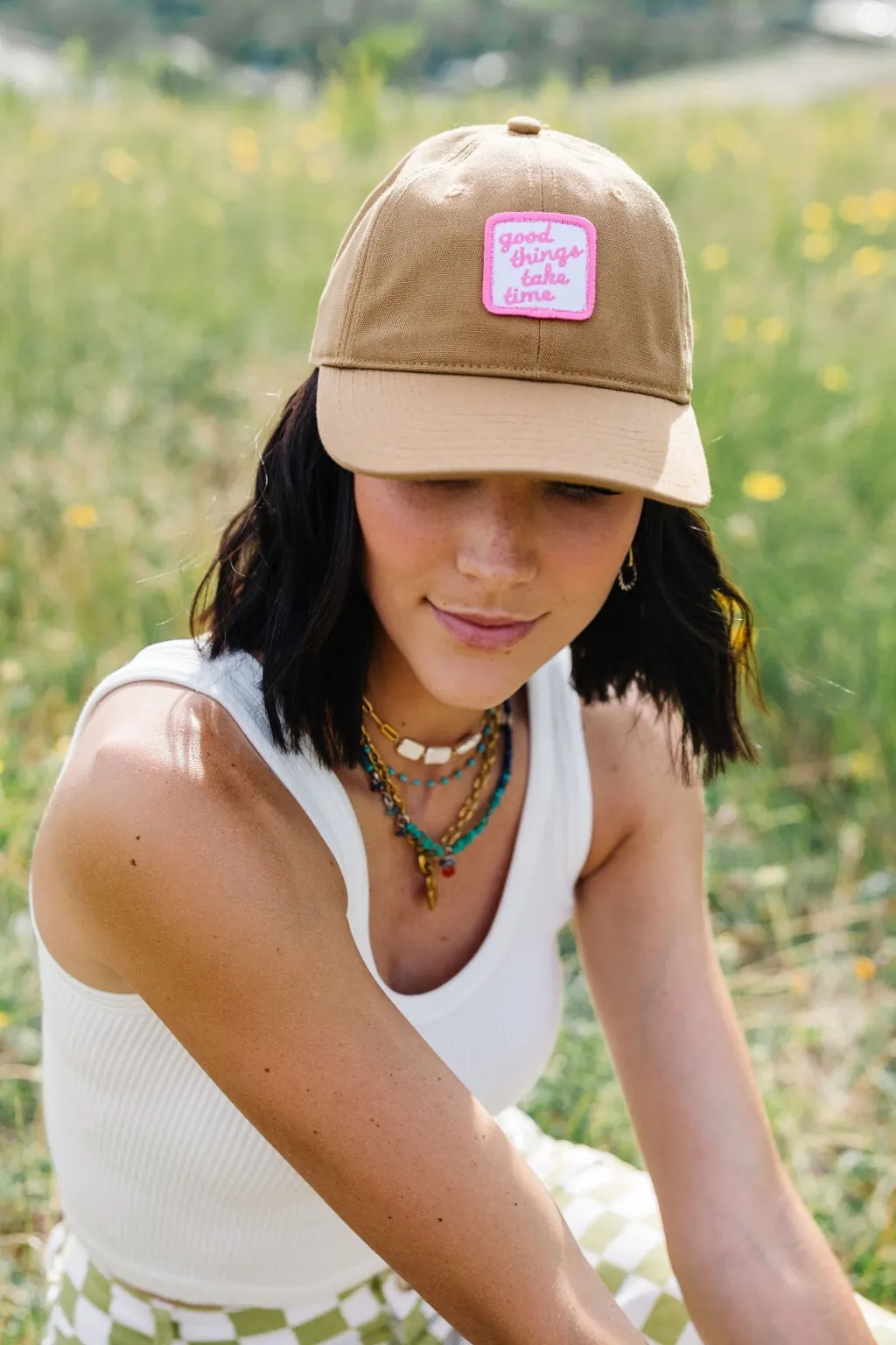 Good Things Take Time Trucker Hat