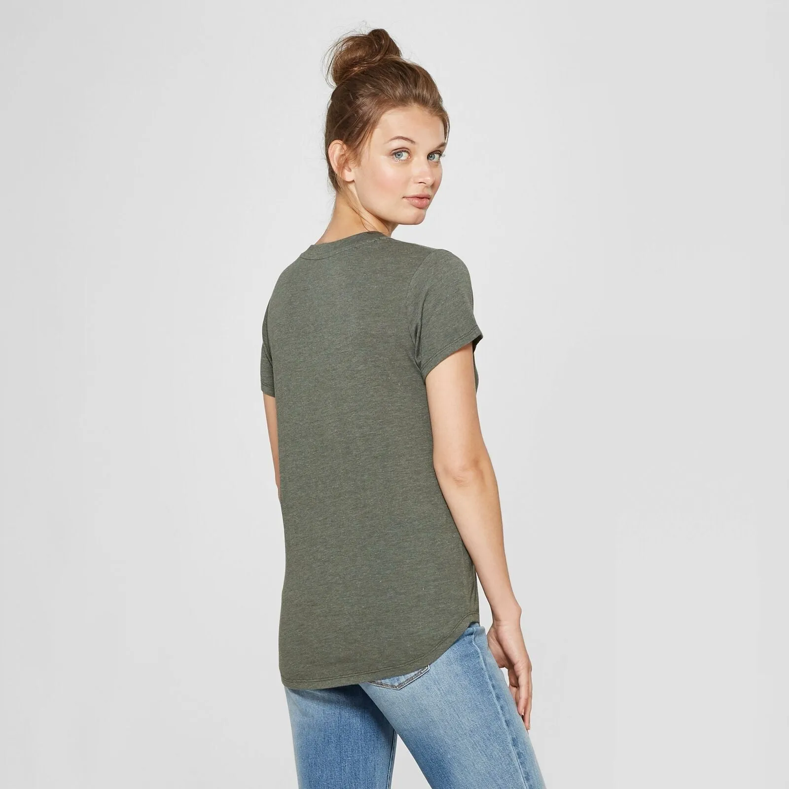 Grayson/Threads Women's Short Sleeve TOP BUN COFFEE HANDLE IT Graphic T-Shirt