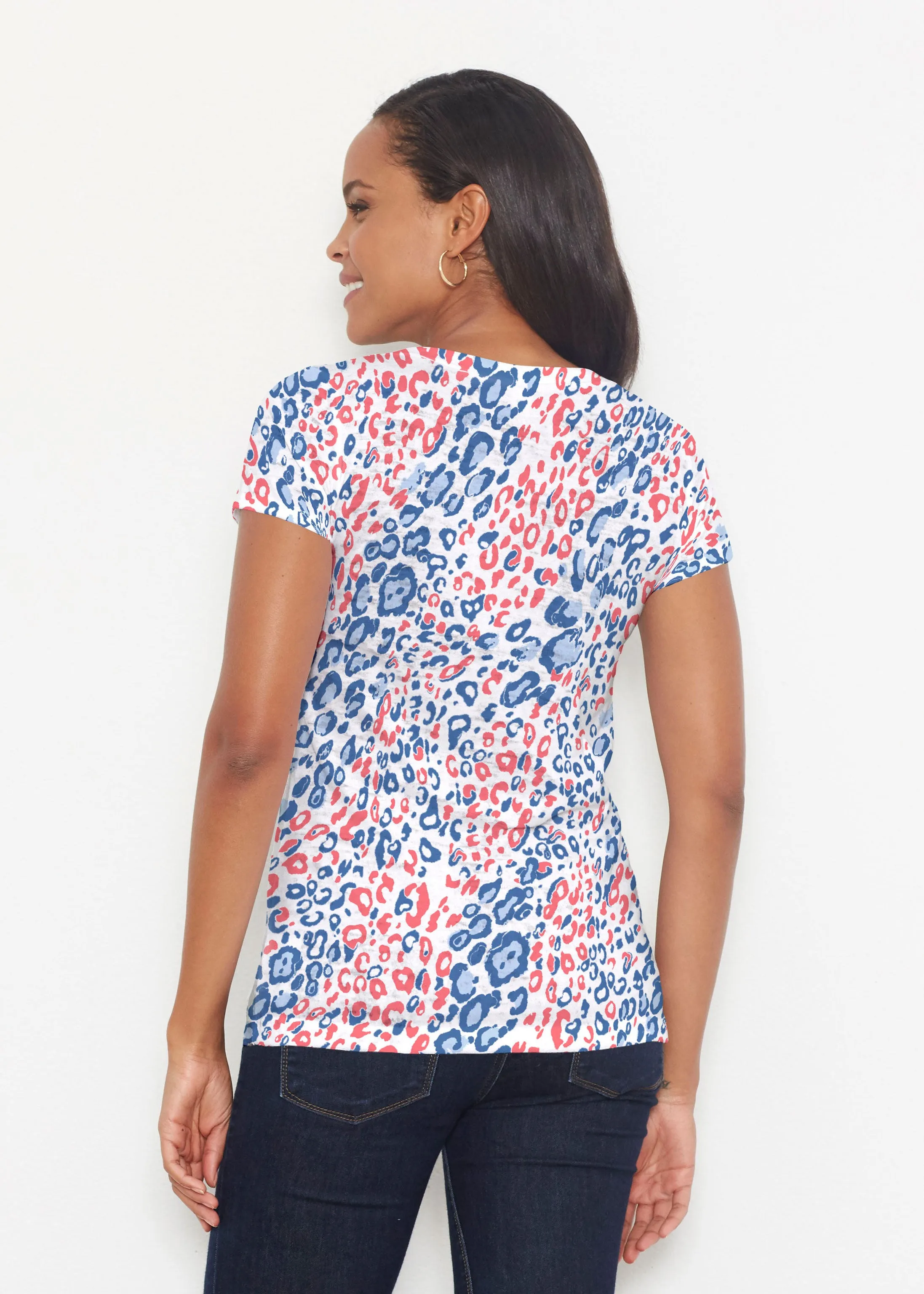 Greek Cat Fourth (8005) ~ Short Sleeve Scoop Shirt