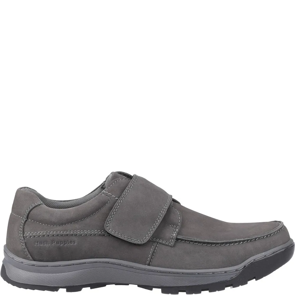 Grey Casper Touch Fastening Shoes