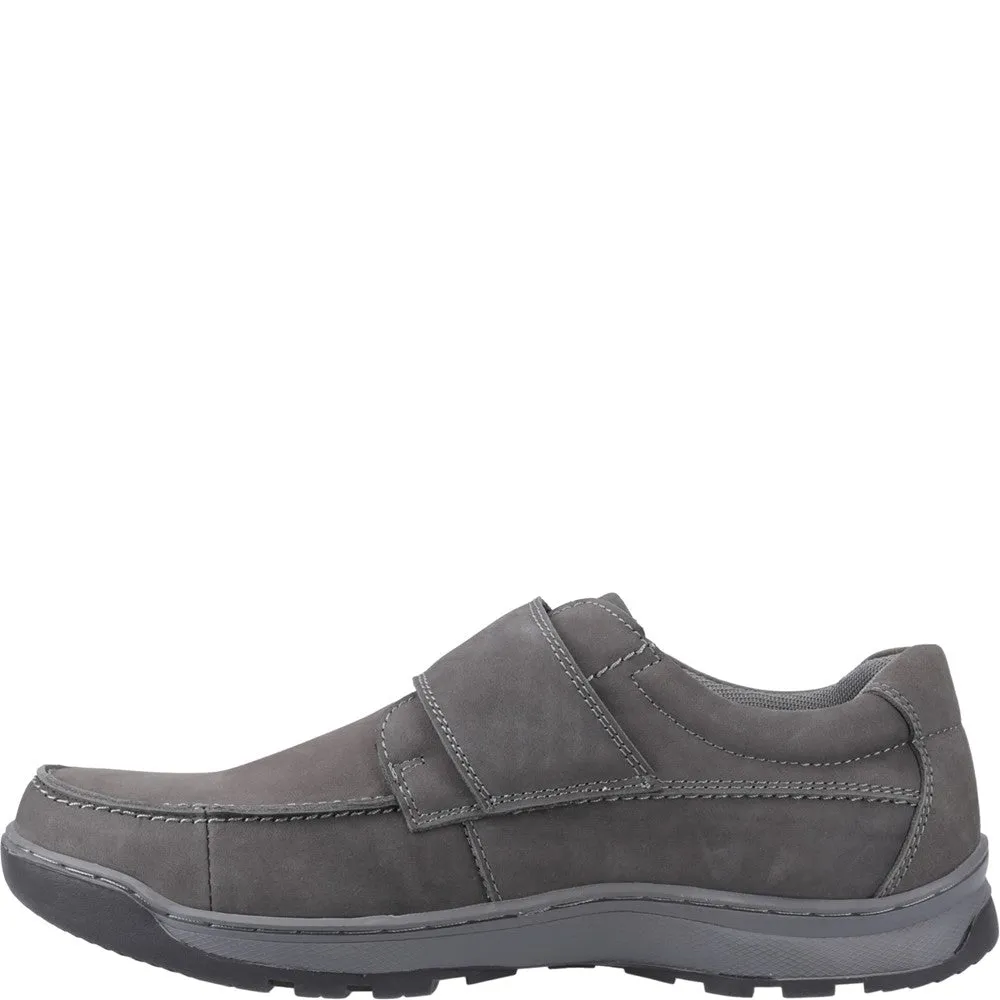 Grey Casper Touch Fastening Shoes