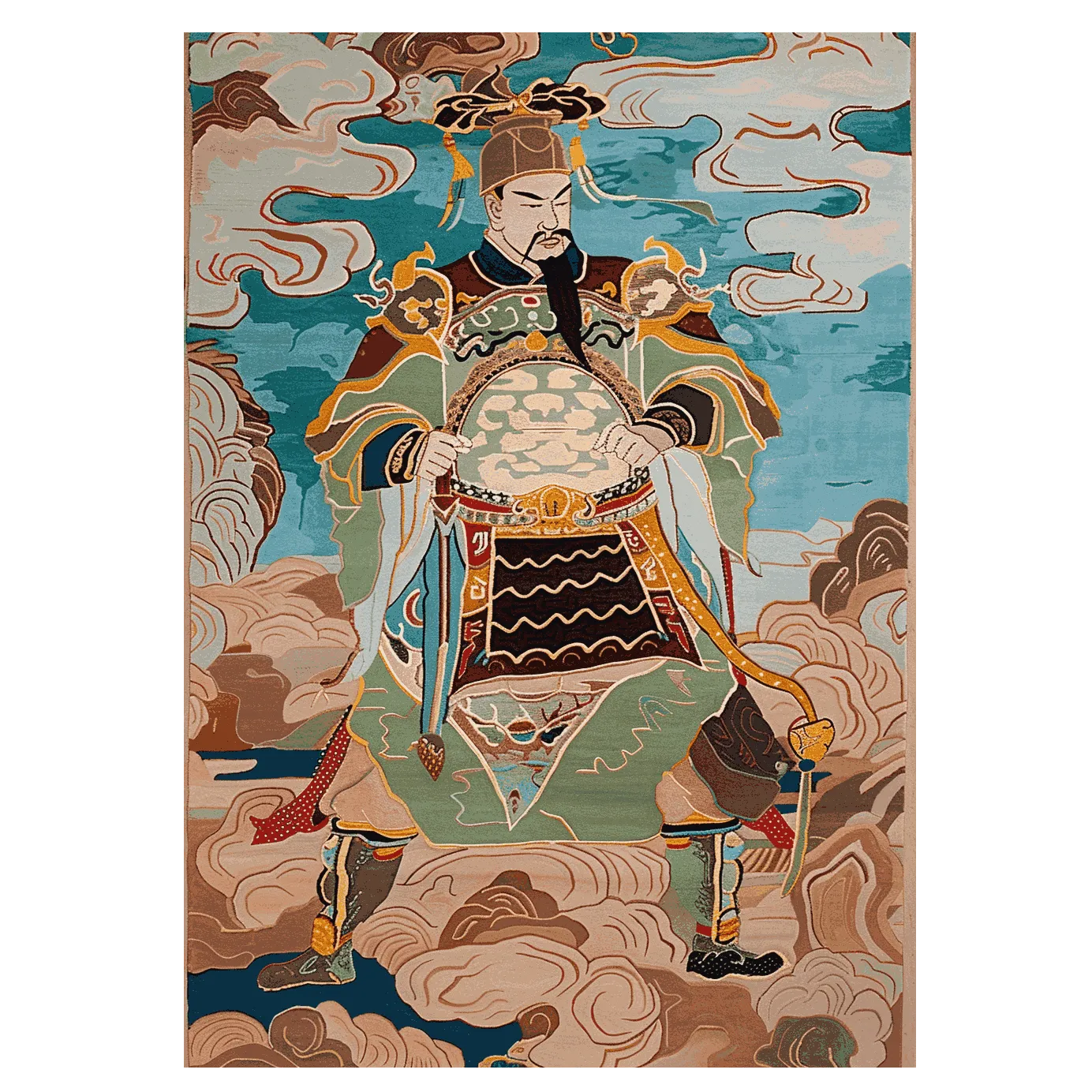 Guardian of Clouds Hand Tufted Rug