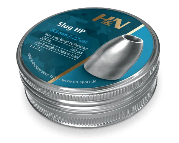 H&N Slug HP .218 | 5.5mm | 1.49g | 23gr | 200 Pcs
