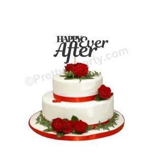 Happy Ever After Cake Topper