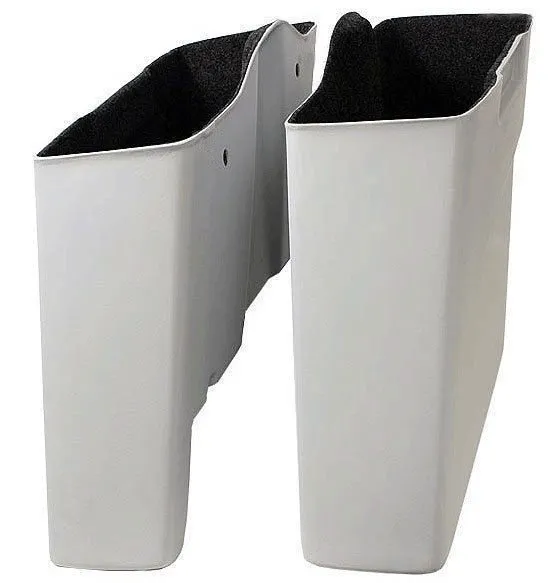 Harley Davidson 6" inch Heritage Softail Deluxe Extended Stretched Saddlebags No Cut Outs FLST, FLSTI, FLSTCI, FLSTC