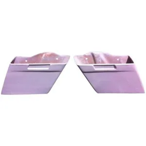 Harley Davidson 6" inch Heritage Softail Deluxe Extended Stretched Saddlebags No Cut Outs FLST, FLSTI, FLSTCI, FLSTC