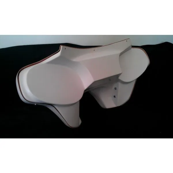 Harley Headlight Fairing Fatboy Softail Classic Heritage Deluxe No Holes White Gel