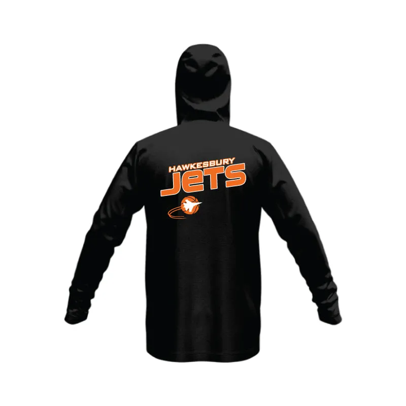 Hawkesbury Jets SlimFit HP Tech Zip Hoodie Black