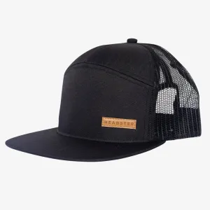 Headster - City Black Trucker Hat