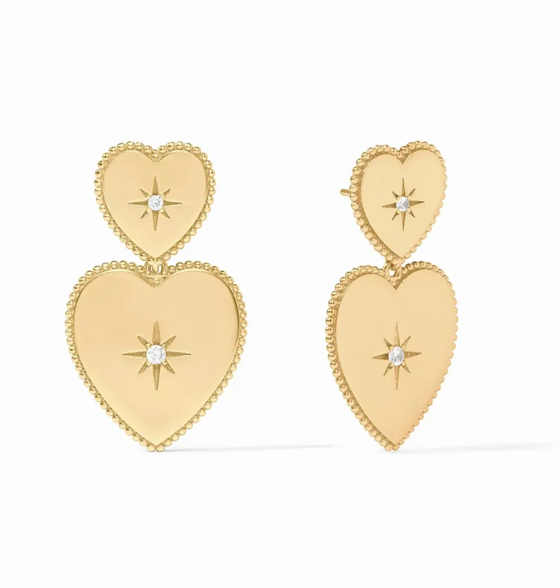 Heart Statement Earrings