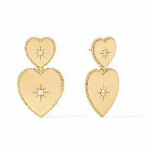 Heart Statement Earrings