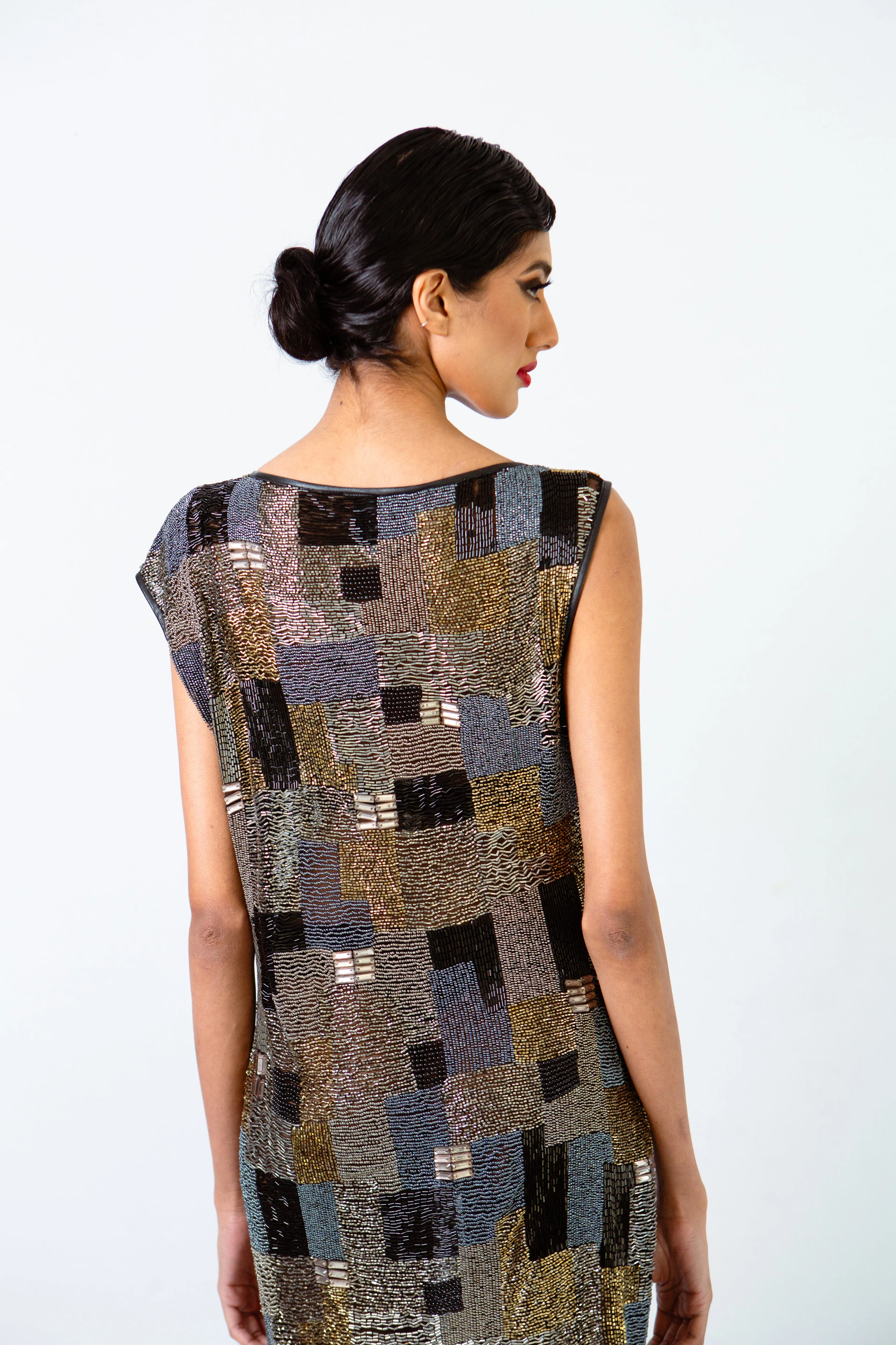 HERITAGE HUES BEADED DRESS