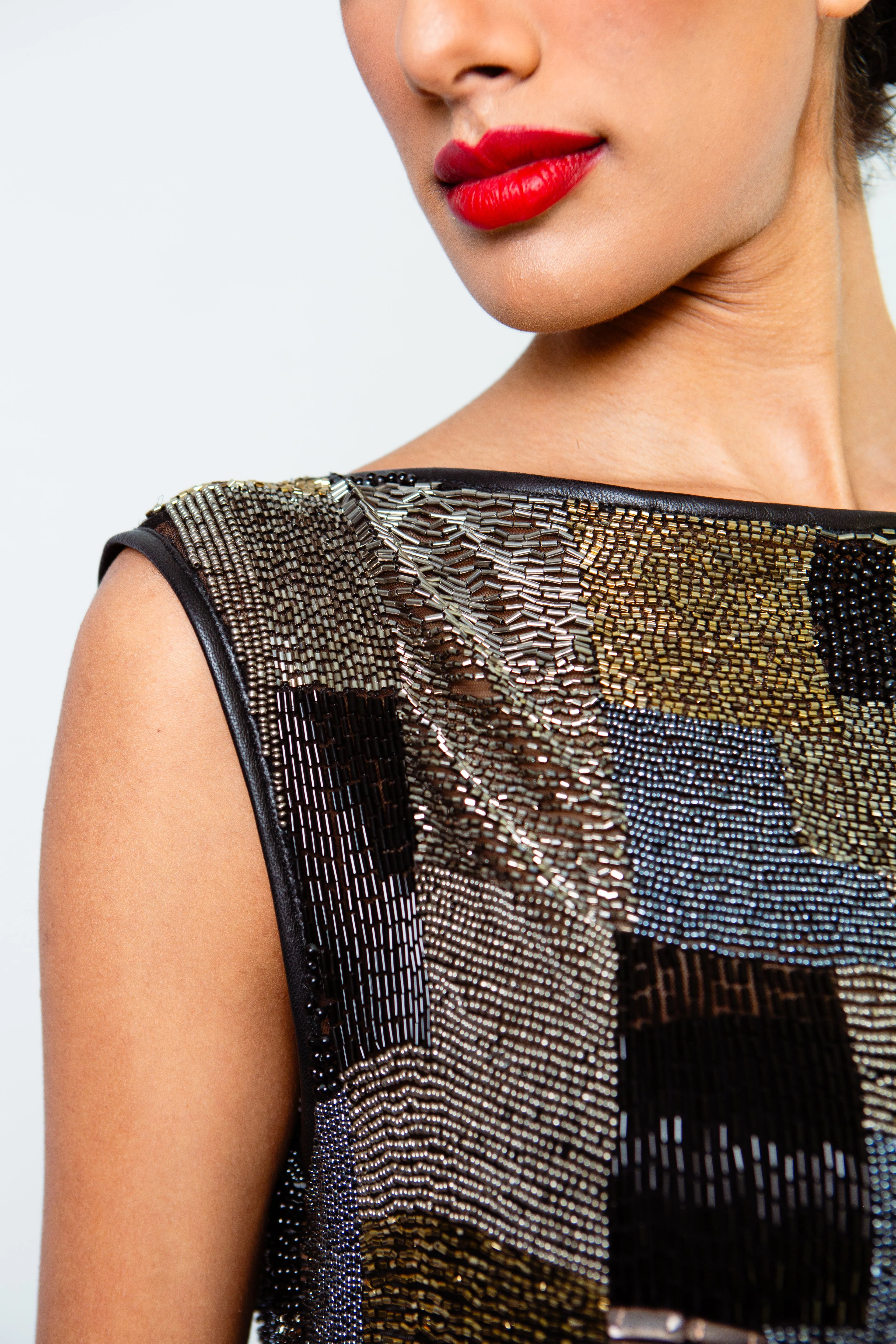 HERITAGE HUES BEADED DRESS