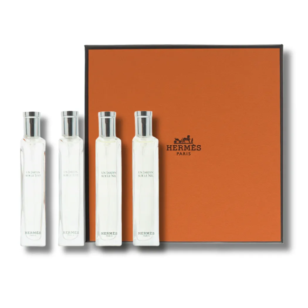 Hermès The Parfums-Jardin Collection Travel Gift Set 4 Pieces