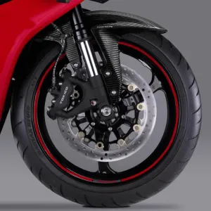 Honda Wheel Sticker Set Red 08F84-MFJ-820A