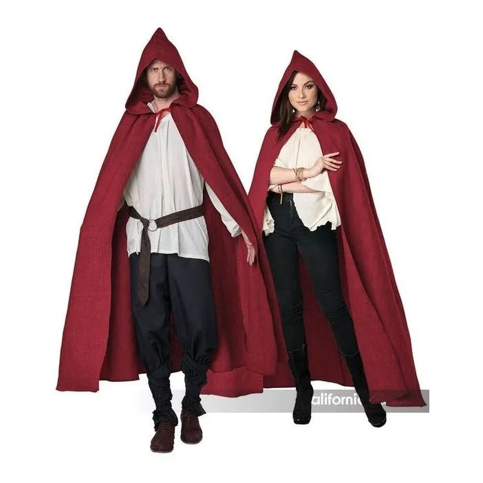 Hooded Cloak Renaissance Adult Costume